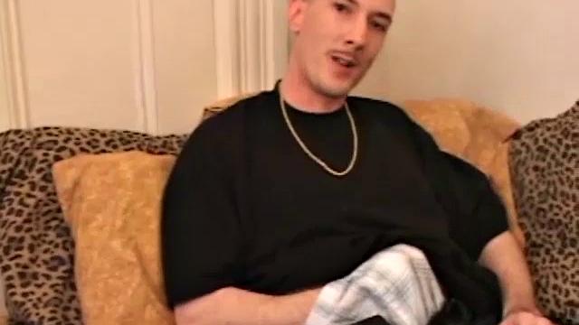 In this hot solo scene, young Richard Azina works up a boner and strips naked. After giving his butt a little fingering, he strokes out a warm load of salty cum.