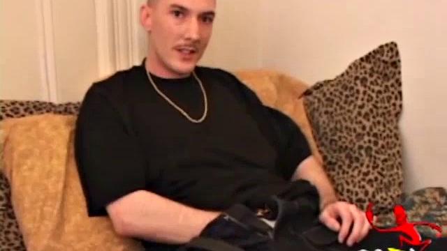 In this hot solo scene, young Richard Azina works up a boner and strips naked. After giving his butt a little fingering, he strokes out a warm load of salty cum.