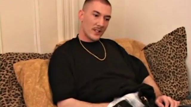 In this hot solo scene, young Richard Azina works up a boner and strips naked. After giving his butt a little fingering, he strokes out a warm load of salty cum.