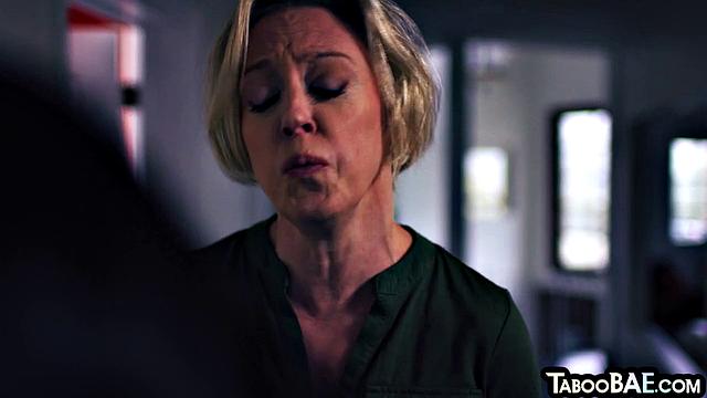 Big-titted MILF licked by Asian babe