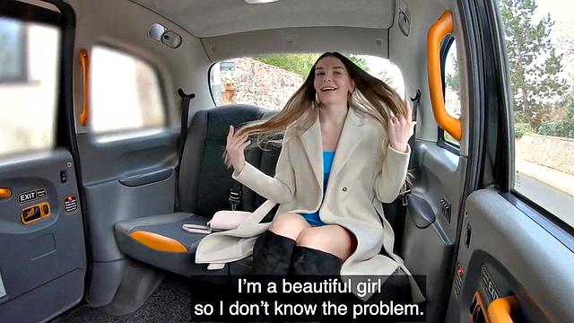 Car bae fucked in wet pussy hole by perverted driver