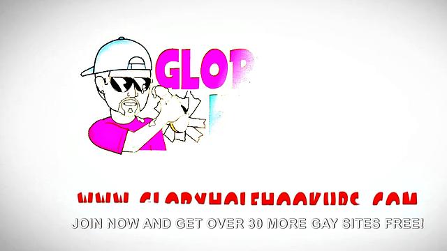 Latino Delivers Load At The Gloryhole