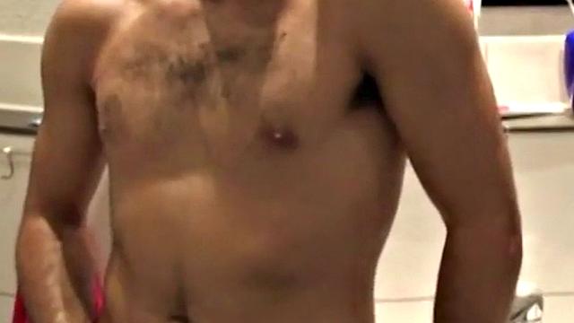 Real German hunk deepthroated by his BF