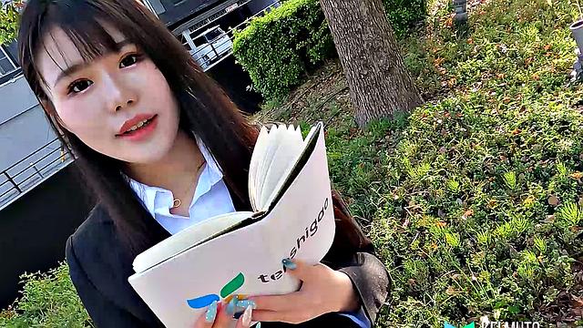 Kei Muto enjoys being taken from behind