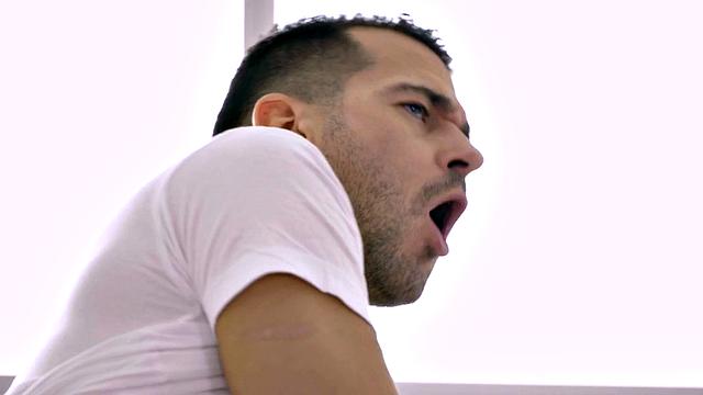 Erotic oil massage turns into making love on massage table