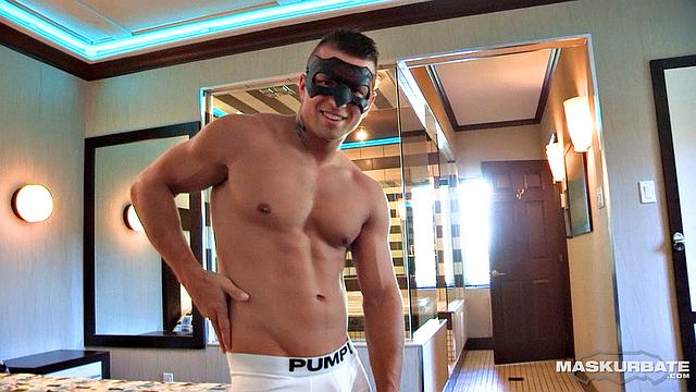 Maskurbate - Solo Stripper Anthony Jerks His Cock