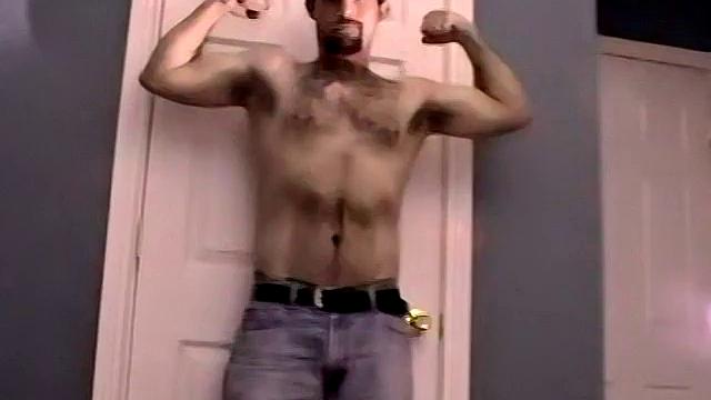 Straight Bear Boy Jacks It - Weasel