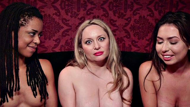 Dominated black submissive drilled in group and clamped