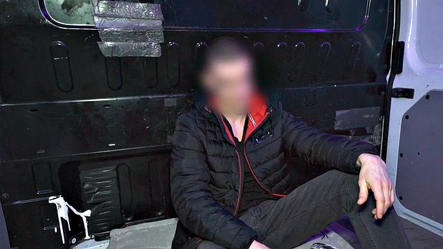 Perv babe picked up and pussy destroyed by lucky guy in van