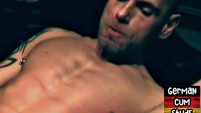 Fucked German bottom sucks DILFs cock at home