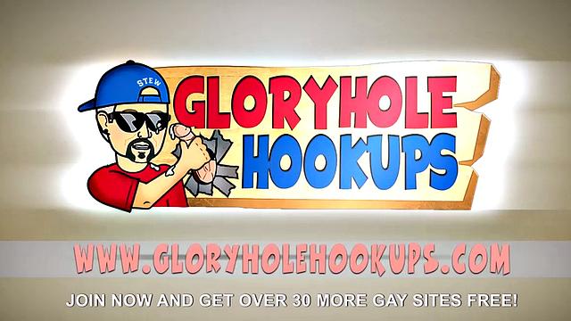 Black Man Milked At Gloryhole