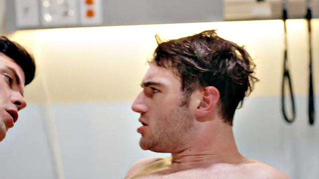 Tattooed gay doctor fucks patient in hospital