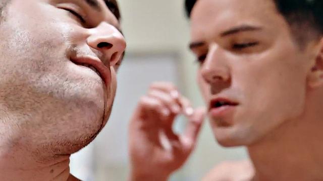 Tattooed gay doctor fucks patient in hospital