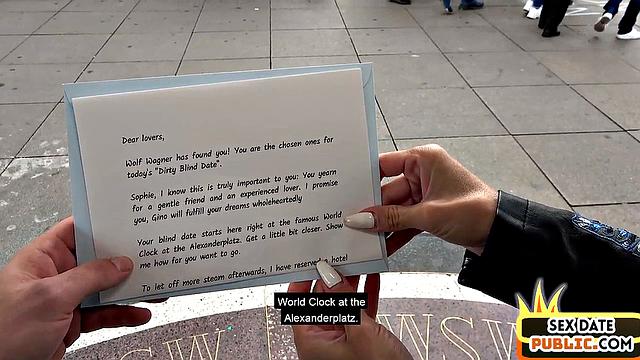 Blonde MILF gives head to a lucky stranger