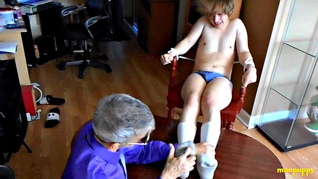 Socks Tickling Interrogation - Elis Ataxxx, Richard Lennox Take Turns