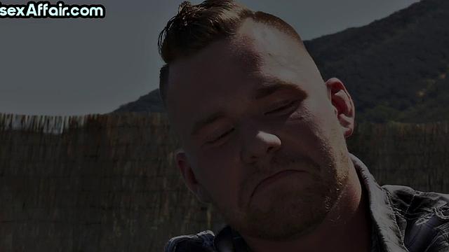 Ginger MILF riding BBC in bisex 3way