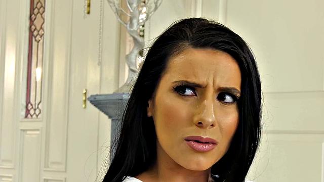 OUT OF THE FAMILY - Hot Romanian Nelly Kent Wants Her Black Stepdad To Fuck Her Hard