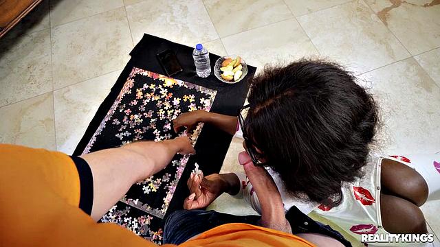 Puzzling Him With Buttflap