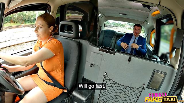 Suited, Cums in her Mouth