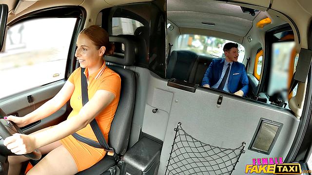 Suited, Cums in her Mouth