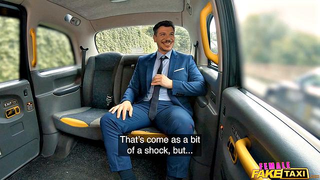 Suited, Cums in her Mouth