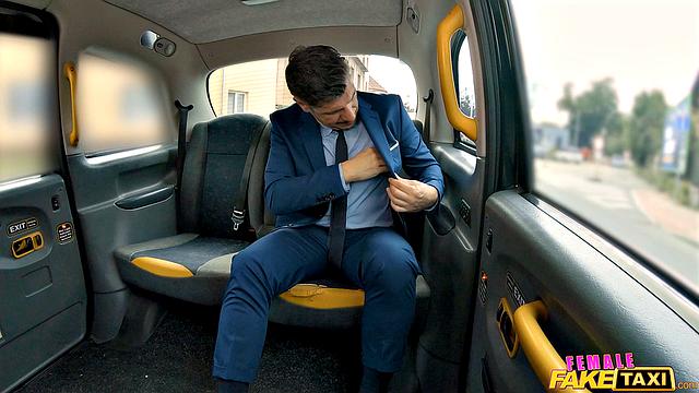 Suited, Cums in her Mouth