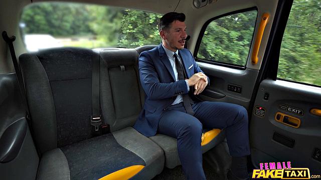 Suited, Cums in her Mouth