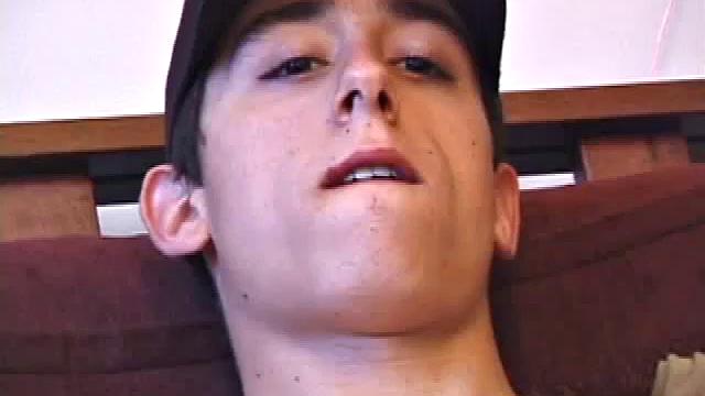 Luciano is back and looking better than ever. This all American boy strips naked and delivers one very hot show, before popping his cum load all over a mirror.