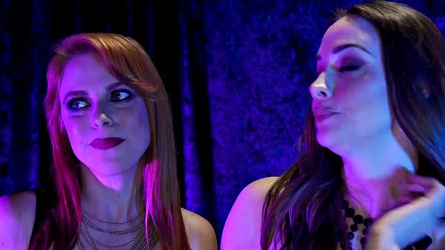 Busty ginger femdom fucks dyke submissive