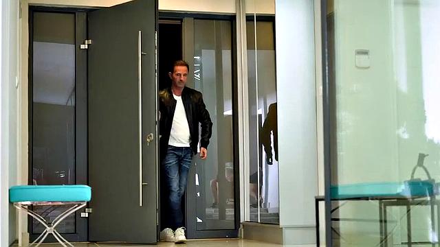 Euro babe penetrated anally by BF