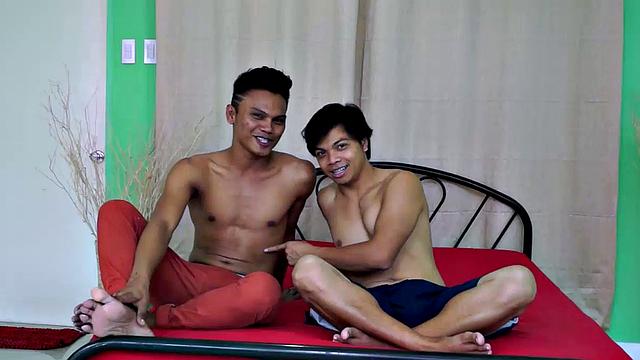 We welcome a new hot twink Mikal Rivera to our pool of Asian tickle boys. Our resident tickler has cute sexy Pinoy twink Mikal spreadeagled on the bed for his first male tickling experience.