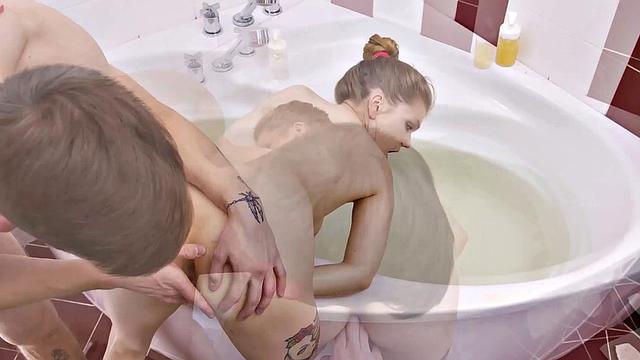 FIST4K. Instead of masturbation cutie has wet pussy fisted by BF