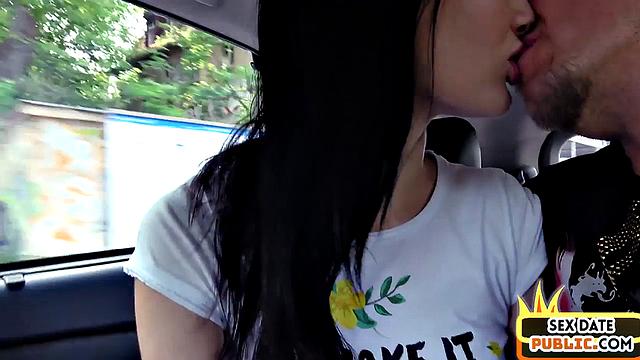 Public German amateur enjoys POV fucked