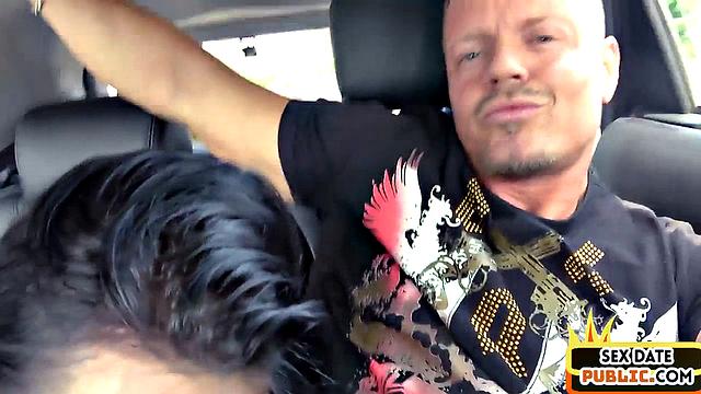 Public German amateur enjoys POV fucked