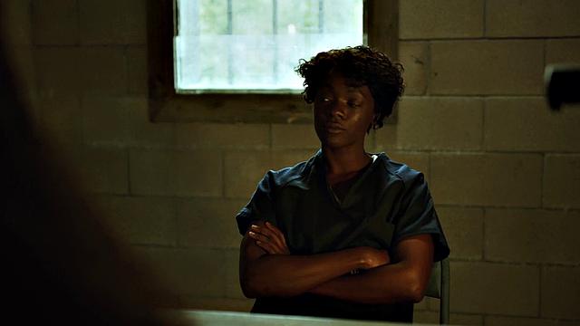 Black lesbian prison guard pussylicked and fingered