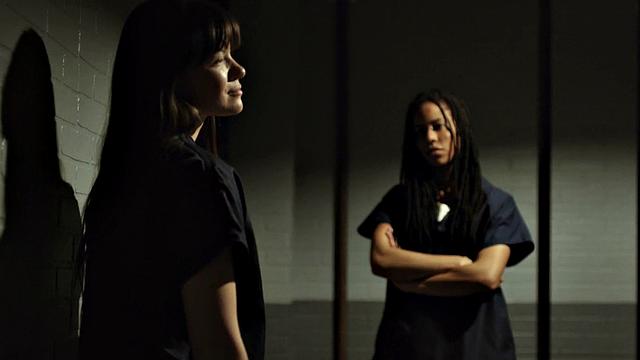 Black lesbian prison guard pussylicked and fingered