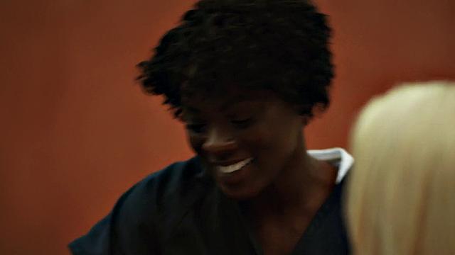 Black lesbian prison guard pussylicked and fingered