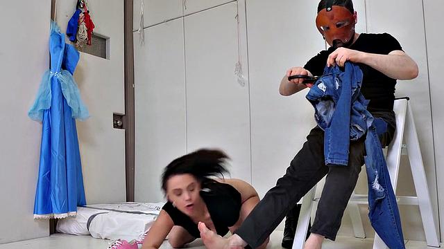 Painal teen slut rammed by hard dick