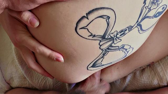 Watch Nicely's tight asshole get destroyed in doggystyle by a hard cock