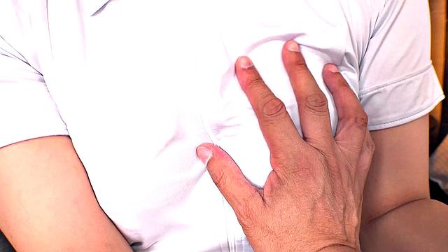 Nurse Rico Tachibana takes care of dick