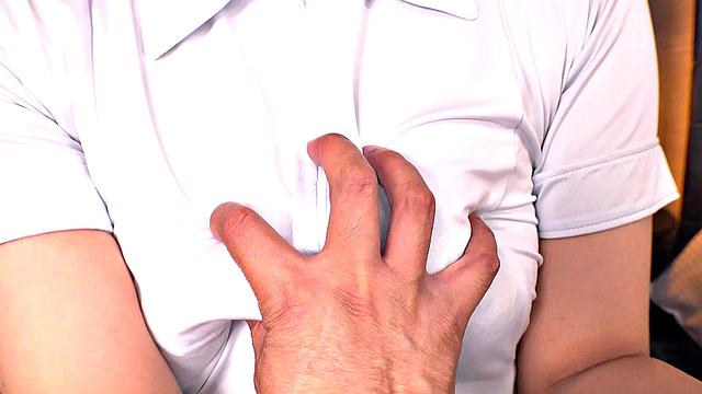 Nurse Rico Tachibana takes care of dick