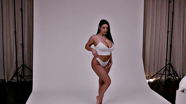 UP CLOSE - Naturally Stacked Angela White Has WILD Passionate Real Sex With Hot Kissa Sins