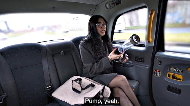 Alt babe got her pierced pussy banged by driver