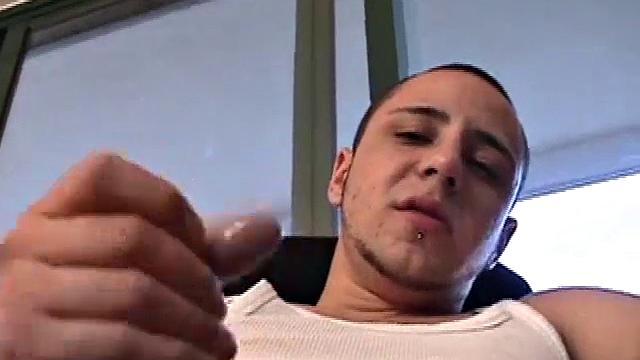 Bradley is back in front of the cameras for another hot solo. This hunk is so turned on by the internet porn he's watching, he whips his cock out and goes right to work.