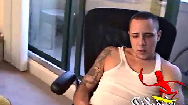 Bradley is back in front of the cameras for another hot solo. This hunk is so turned on by the internet porn he's watching, he whips his cock out and goes right to work.