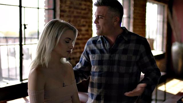 Petite alternative 21yo stepdaughter gets smashed by stepdad