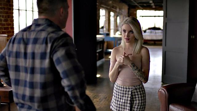 Petite alternative 21yo stepdaughter gets smashed by stepdad