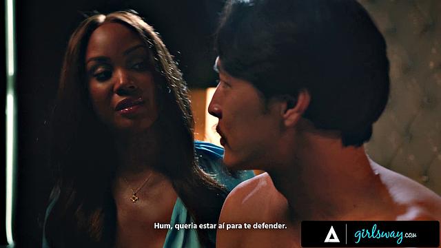 GIRLSWAY - Cuckold Watches August Skye Lesbian Affair With Connie Perignon