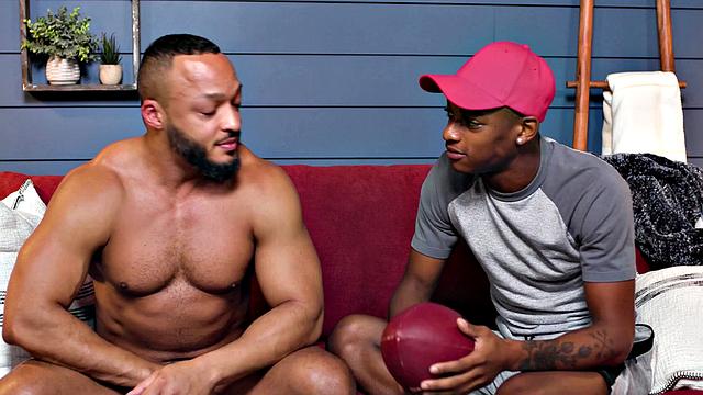 HETEROFLEXIBLE - Horny Twink Ty Santana Rides Stepdad Dillon Diaz's Cock After Stripping Game