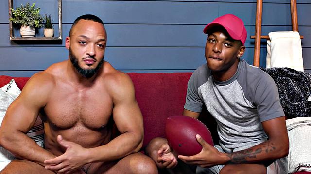 HETEROFLEXIBLE - Horny Twink Ty Santana Rides Stepdad Dillon Diaz's Cock After Stripping Game